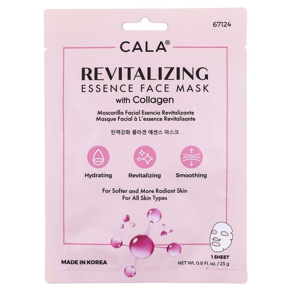 ❤️❤️Cala Revitalizing Essence Face Mask (Collagen)10 Pack NWT - Picture 2 of 3